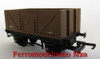 Tri-ang - Vagón Góndola De Bordes Altos - Marrón - Cód: R13 3