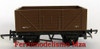Tri-ang - Vagón Góndola De Bordes Altos - Marrón - Cód: R13 4