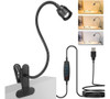 Luz De Lectura Usb Flexible Ajustable Para Cama O Escritorio 0