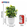 Offidix Artificial Plastic Mini Plants In White Pot, Desk Pl 1