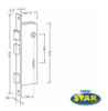 Cerradura Star 710 Angosta 1