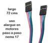 Alargue 72 Cms 3d Dupont Para Motores Paso A Paso Nema 17 1