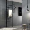 Papel Adhesivo Empapelar Pared Lavable Gris Oscuro 45cm 6