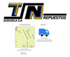 Encausador Aire Frente Plastico Peugeot 208  Original 2 Encausador Aire Frente Plastico Peugeot 208  Original 2