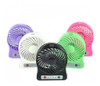 Ventilador Mini Recargable Escritorio Mesa De Luz Camping 0