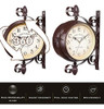 Belmaks Reloj De Pared Vintage De Doble Cara Reloj De Pared 3 Belmaks Reloj De Pared Vintage De Doble Cara Reloj De Pared 3