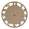 Cuadrantes Calados  Para Reloj En Fibrofacil 29 Cm Diam 0