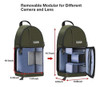 Mosiso - Mochila Para Cámara Con Soporte Para 4