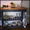 Mesa Arrime Auxiliar Cocina Madera 40cm 2