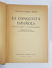 Libro  La Conquista Española  Alfonso Maria Mora B6 5