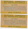 Lote 6 Tarjetas Publicidad De Chocolates Aguila Recetas B3 4 Lote 6 Tarjetas Publicidad De Chocolates Aguila Recetas B3 4