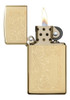 Zippo Slim Brass Venetian Original Garantia 28715 4 Zippo Slim Brass Venetian Original Garantia 28715 4