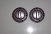 Juego 7 Perillas Whirlpool Gris Plata Doble Plastico 3