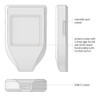 Trezor Model T Funda Silicona Hardware Wallet Rojo Original 5