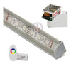Kit Perfil Aluminio 80cm Rigido Color Led Cascadas Piletas 6 Kit Perfil Aluminio 80cm Rigido Color Led Cascadas Piletas 6