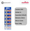 50 Pilas Boton Cr2032 Murata Blister 5 Litio Distribuidor 2