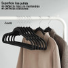 Pack X20 Perchas Slim Terciopelo Antideslizante Ultradelgada 4
