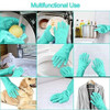 Guantes Silicona Esponja Lavaplatos Cocina Mascota Multiuso 3
