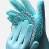 Guantes Silicona Esponja Lavaplatos Cocina Mascota Multiuso 5