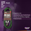 Cable Plug A Plug 3 Metros Entelado Excelente Calidad 1