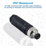 Lonlonty Conector De Montaje De Campo M8 De 4 Pines, Codific 2