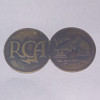 Chapa Publicidad De Vitrola Rca Victor Bronce  57 Mm - 320 3