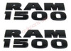 2 X Negro Mate Oem Ram 1500 Emblema Insignia Dodge 3d Placa 1 2 X Negro Mate Oem Ram 1500 Emblema Insignia Dodge 3d Placa 1