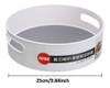 Bandeja Plato Giratorio Especiero Multiuso 25cm Alacena Baño 3