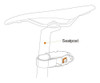 Ibera Abrazadera Para Poste De Asiento Trasero Para Portabi. 3