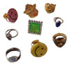 20 Anillos Surtidos Moneda Parche Pirata Tesoro Cotillón 1