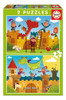 Set Puzzle Dragones Princesas Rompecabezas Castillo Educa Ax 0