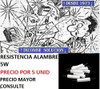 Resistencia Alambre 5w 5% .27 Ohm X 5 Unid 0