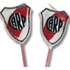 Vela Para Torta Con Escudo River X 2 Un 1
