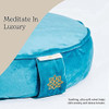Cojín De Meditación De Terciopelo Mindful & Modern | Luxe Za 2 Cojín De Meditación De Terciopelo Mindful & Modern | Luxe Za 2