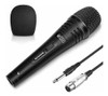 Microfono Dinamico De Karaoke Tonor Para Cantar Con Cable De 0