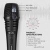 Microfono Dinamico De Karaoke Tonor Para Cantar Con Cable De 2