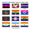 Bandera Lgbt Orgullo Gay Arcoiris Diversidad 120 X 70cm 7