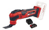 Herramienta Multifunción Varrito Einhell + Acces.+ Kit 2,5ah 0