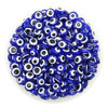 Ojo Turco Azul Plano 8 Mm Ojitos Pasante  100 Unidades - Fx 0