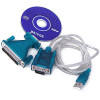Usb 2.0 A Rs232 Serial Db9 9pin Adaptador Macho Cable Vga Pc 1