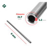 Caño Estructural Redondo 1 1/4 (31.7mm) X 1.2 X 6m Perticari 2