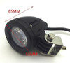 Par Faros Auxiliares Led Cree Moto 10w C/ Switch 5