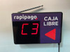 Numerador Inalámbrico Caja Libre Rapipago C/ 2 Controles 4