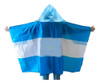 Kit Festejo Argentina Set Mundial Labial + Capa Bandera Cap 3