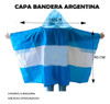Kit Festejo Argentina Set Mundial Labial + Capa Bandera Cap 4