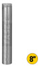 Caño Galvanizado 8''  Intemperie Tubo Calefactor Salamandra 1