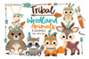 Animalitos Nordicos Tribales Cliparts Png Papeles + Regalo 0