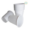Vaso Plastico Descartable Blanco 180cc American X100u 2