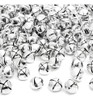 Cascabeles De Navidad, Plata, 1,3 Cm Diámetro 0