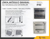 Tablero Caja Para Térmicas Exterior 32 Módulos Emanal Ip40 1